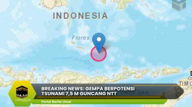 Gempa Berpotensi Tsunami Guncang NTT