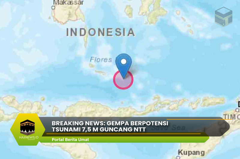 Gempa Berpotensi Tsunami Guncang NTT