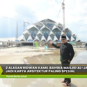 Masjid Al-Jabbar jadi Karya Arsitektur Paling Spesial