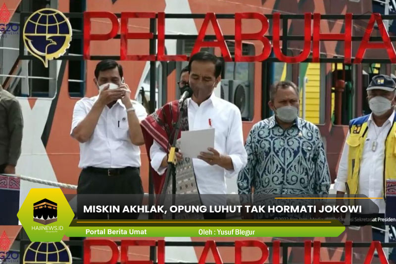 Opung Luhut Tak Hormati Jokowi