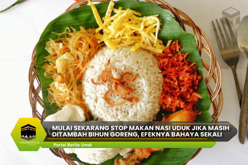 Makan Nasi Uduk Ditambah Bihun Goreng