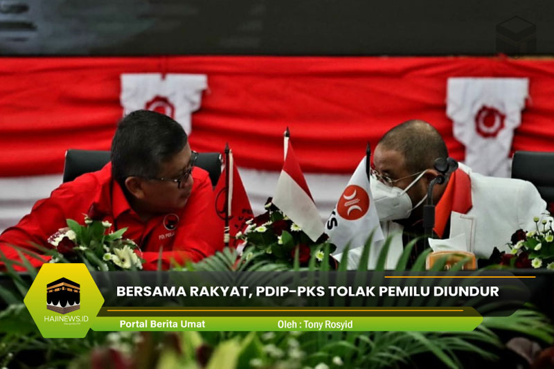 PDIP-PKS Tolak Pemilu Diundur