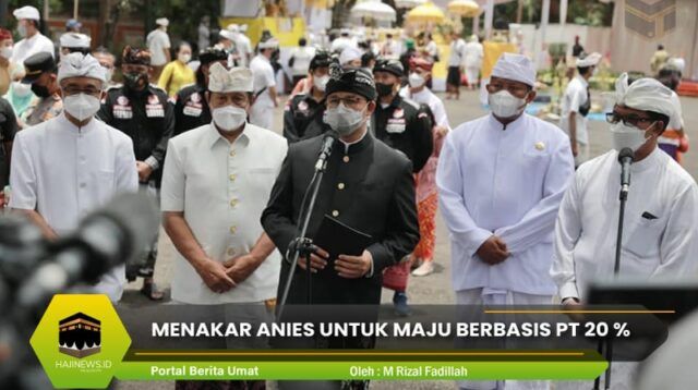 Menakar Anies Untuk Maju Berbasis PT 20 %