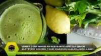 Minum Air Rebusan Seledri dan Lemon