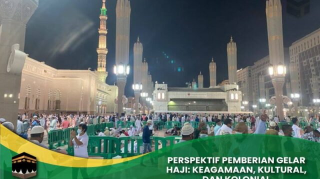 Pemberian Gelar Haji