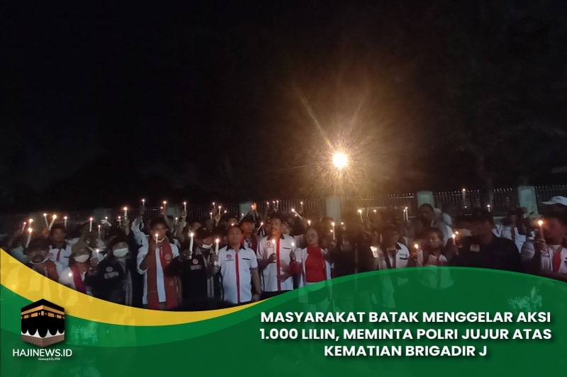 Masyarakat Batak Gelar Aksi 1.000 Lilin