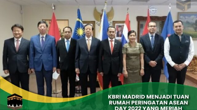 KBRI Madrid Tuan Rumah ASEAN DAY 2022