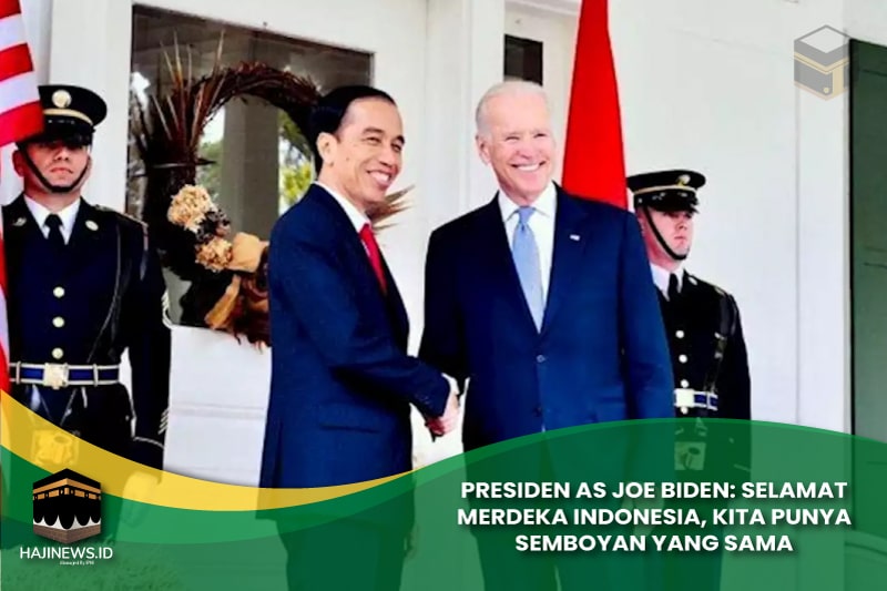 Joe Biden menyampaikan selamat Hari Kemerdekaan Indonesia