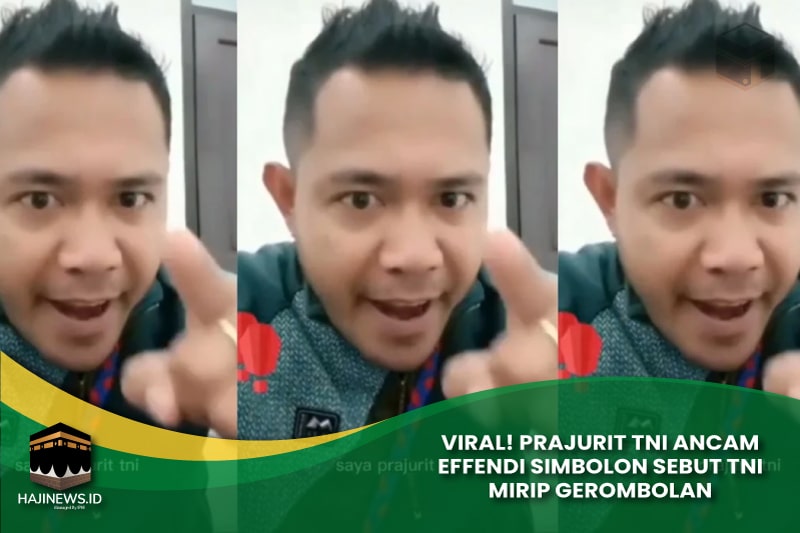 Prajurit TNI Ancam Effendi Simbolon