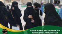 Wanita Menawarkan Gunting di Arab Saudi