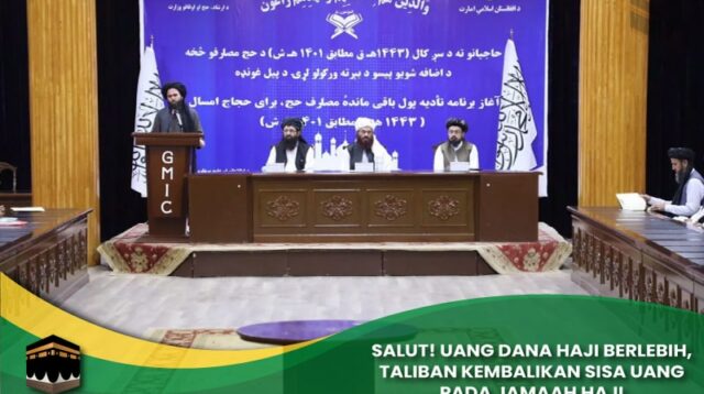 Taliban Kembalikan Sisa Uang Jamaah Haji