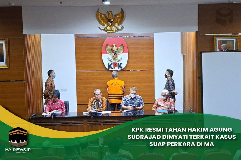 KPK Resmi Tahan Hakim Agung Sudrajad Dimyati