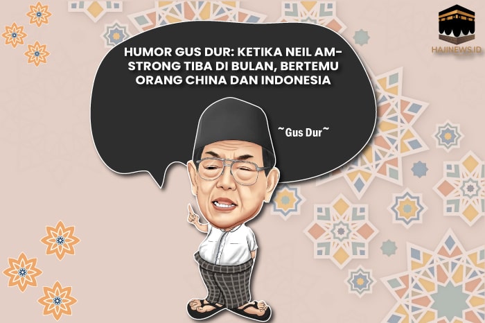 Humor Gus Dur: Ketika Neil Amstrong Tiba di Bulan