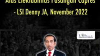 Efek Dukungan Jokowi Pada Elektabilitas Pasangan Capres