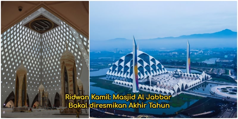Masjid Al Jabbar Bakal diresmikan Akhir Tahun