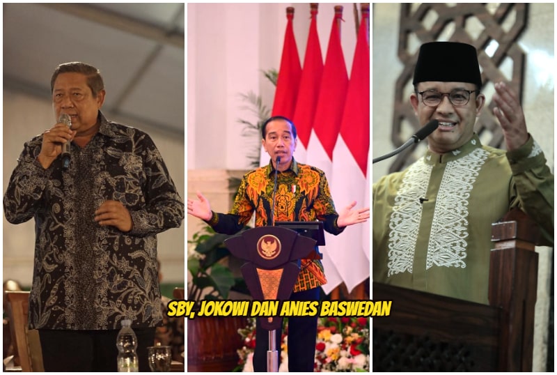 SBY Jokowi dan Anies Baswedan