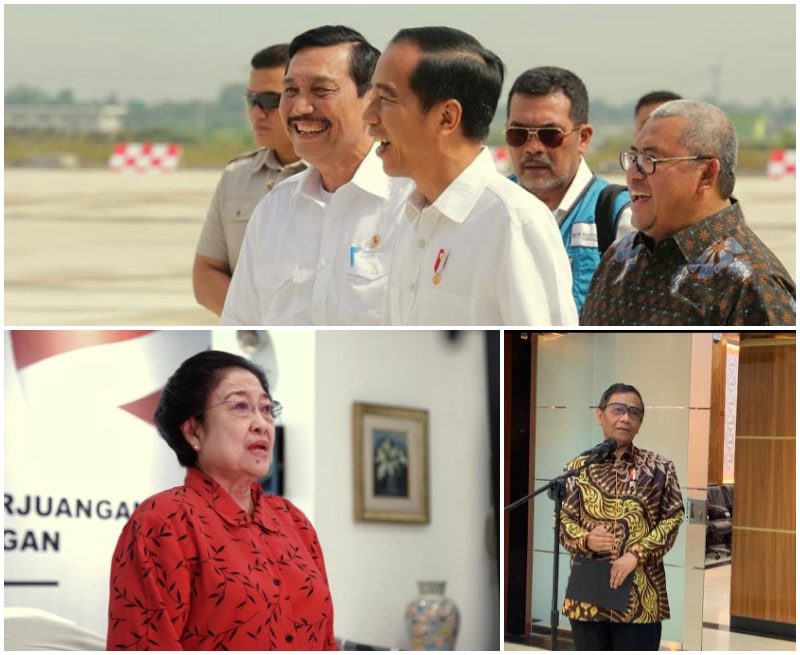 Megawati-Mahfud Vs Jokowi-Luhut