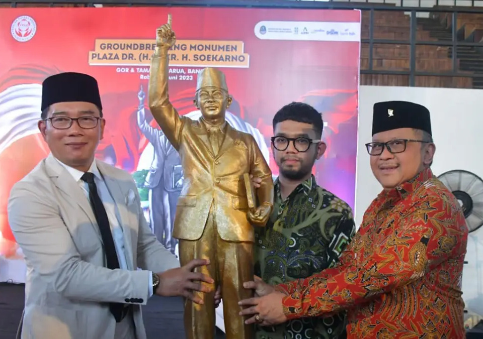 Patung Soekarno di Bandung