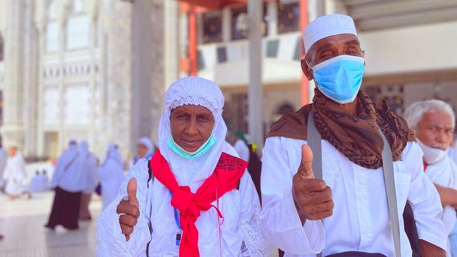 Penggunaan Masker di Masjidil Haram