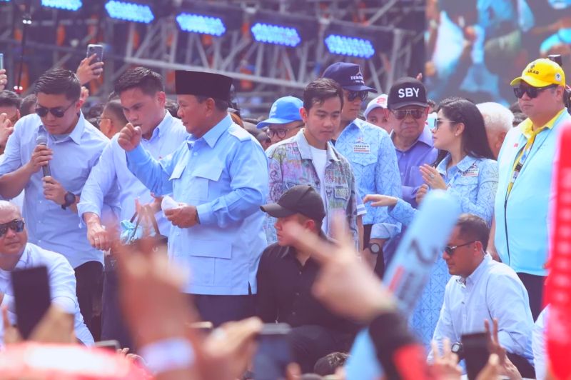 SBY Berpartisipasi Dalam Kampanye Akbar Prabowo-Gibran