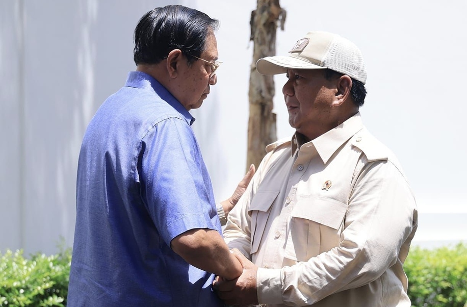 Prabowo Mengunjungi SBY di Pacitan