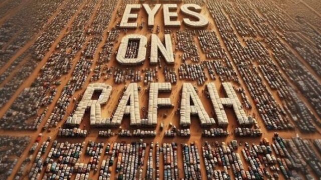 Serukan All Eyes on Rafah