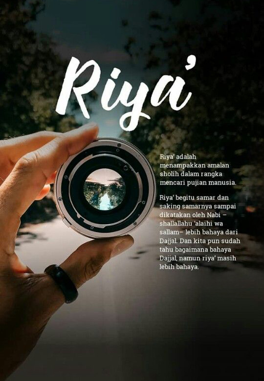 Jebakan Riya Ini Menjerat Dosa Besar