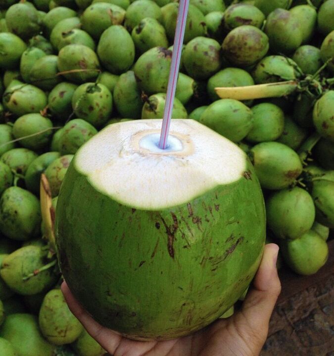 Minum Air Kelapa